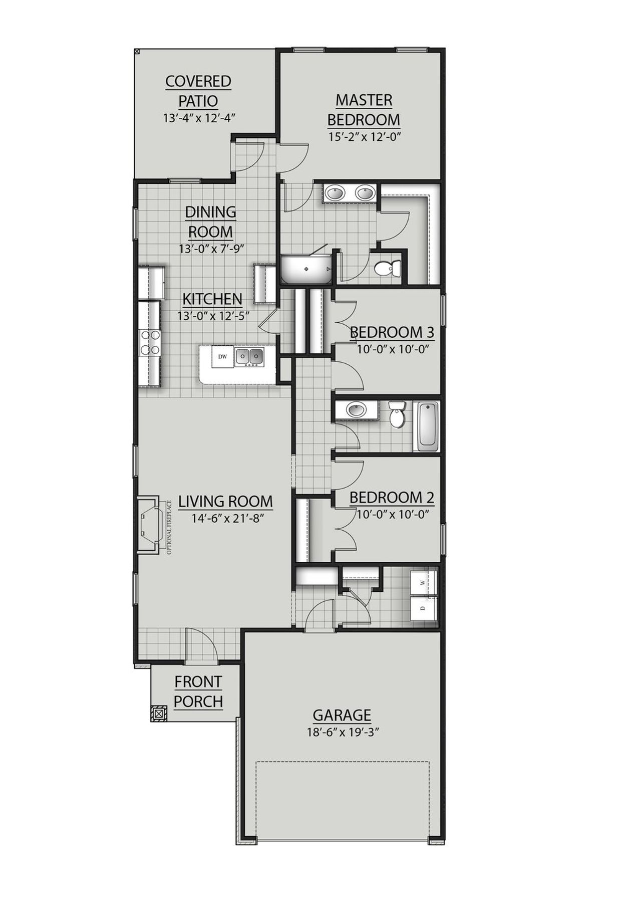 2D floor plan layout for the Rutherford III G by DSLD Homes in Mostyn Springs, Magnolia, TX (Image 2). 2D floor plan layout for the Rutherford III G by DSLD Homes in Mostyn Springs, Magnolia, TX (Image 2).