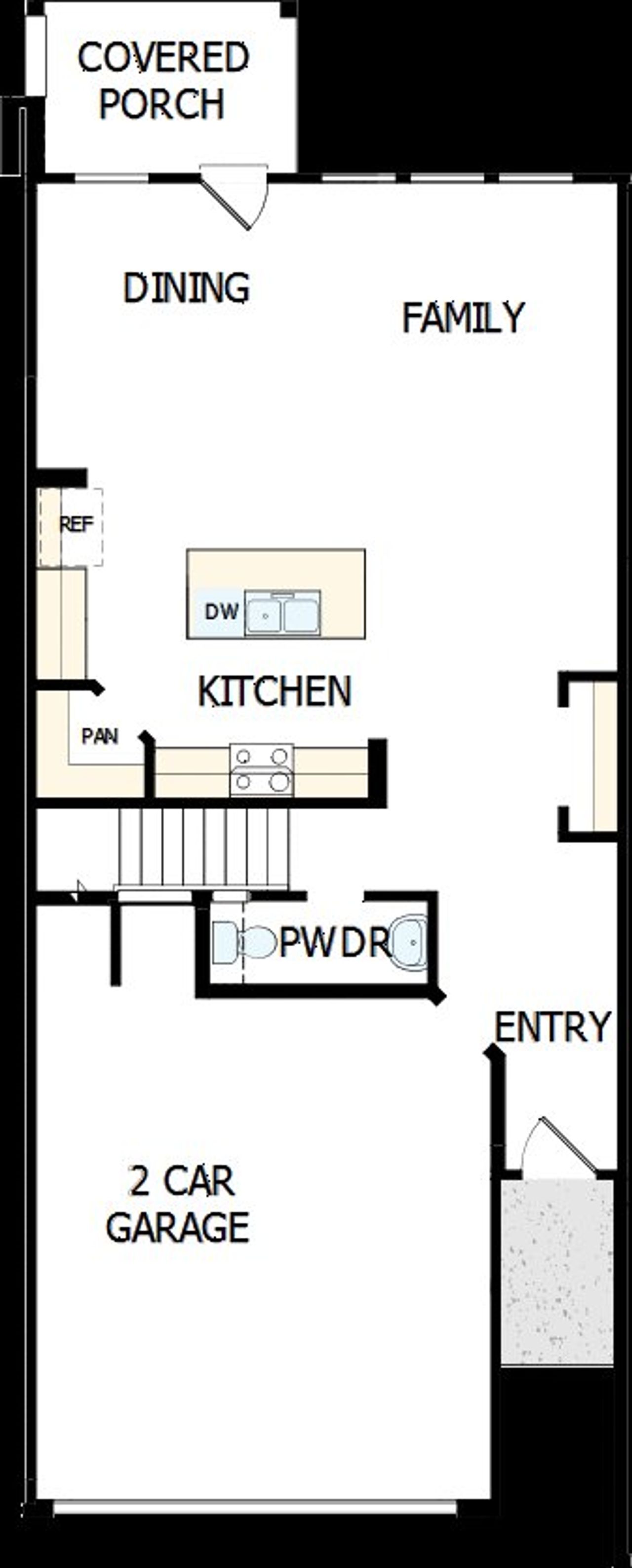 2D floor plan layout of this home in Westview Towns, Waxhaw, NC (Image 2). 2D floor plan layout of this home in Westview Towns, Waxhaw, NC (Image 2).