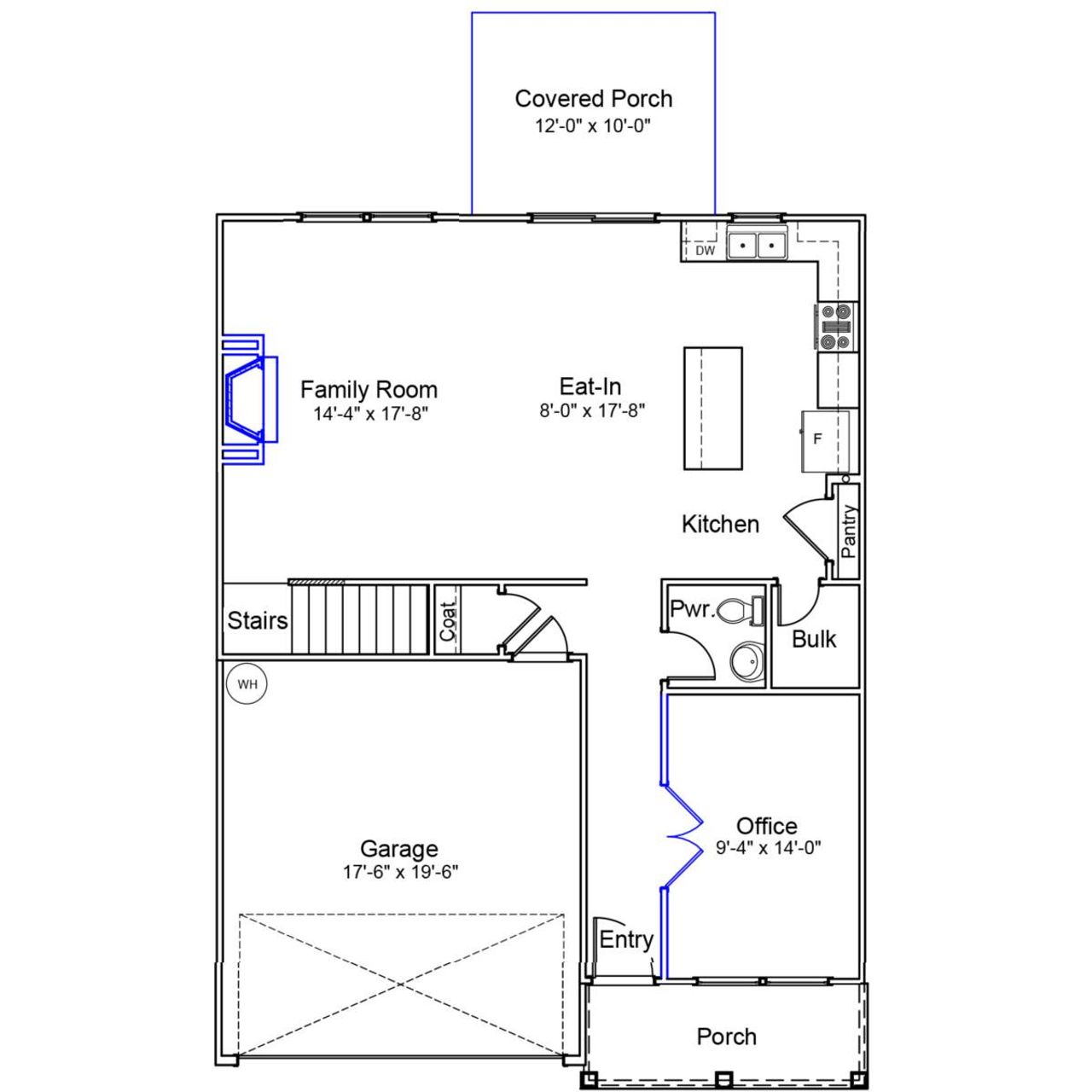 2D floor plan layout of this home in Bluefield, Lexington, SC (Image 2). 2D floor plan layout of this home in Bluefield, Lexington, SC (Image 2).