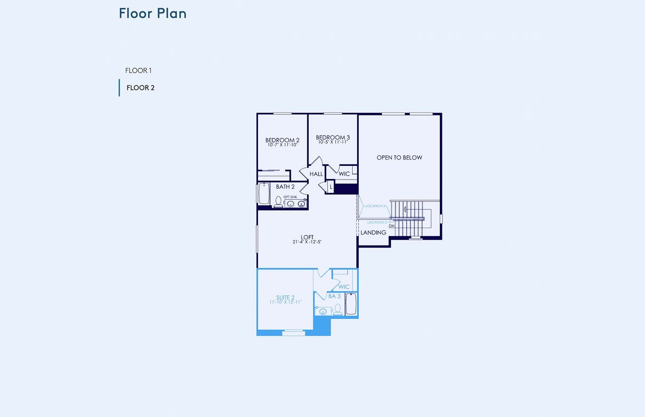 2D floor plan layout of this home in Blossom Rock, Apache Junction, AZ (Image 2).