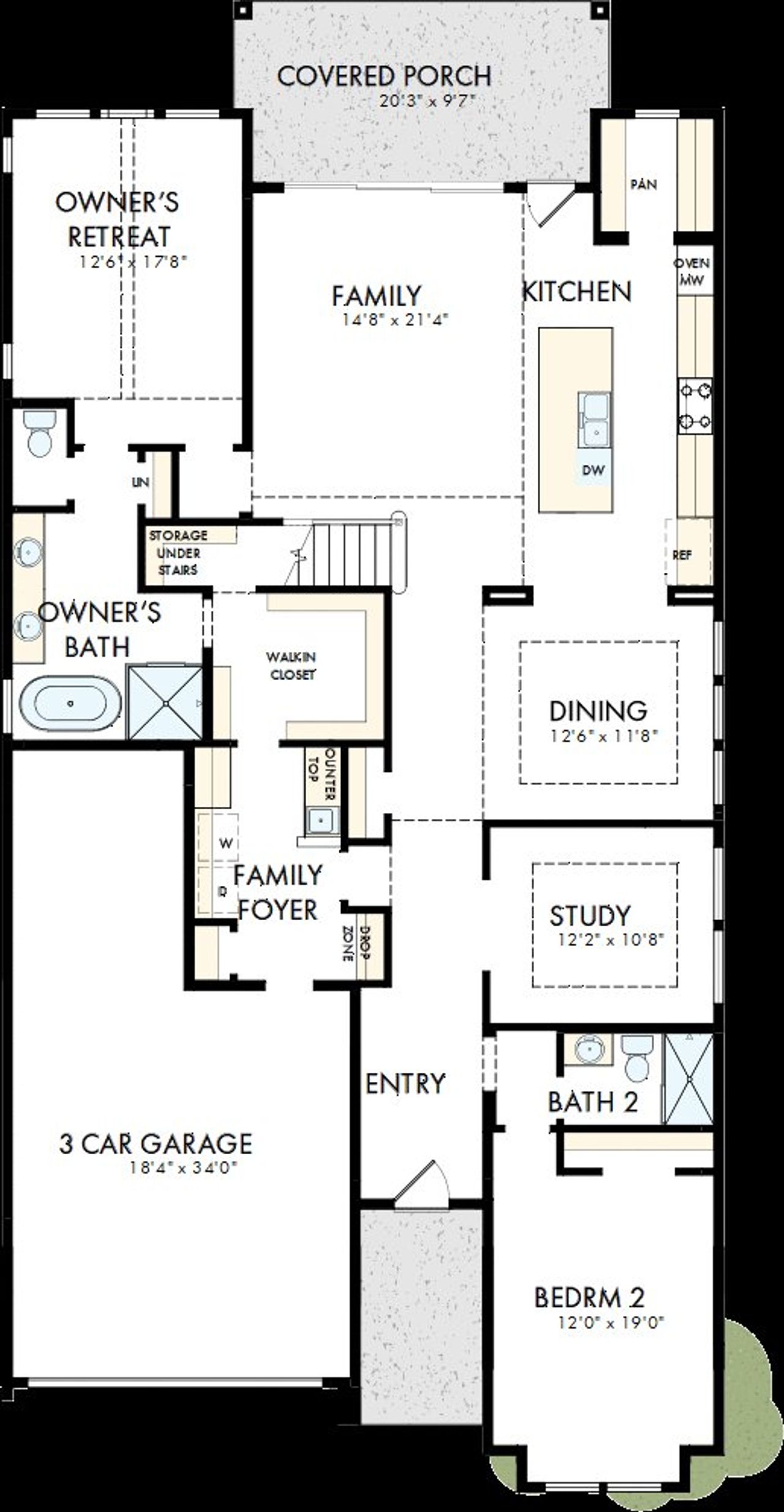 2D floor plan layout of this home in Furst Ranch, Bartonville, TX (Image 2). 2D floor plan layout of this home in Furst Ranch, Bartonville, TX (Image 2).