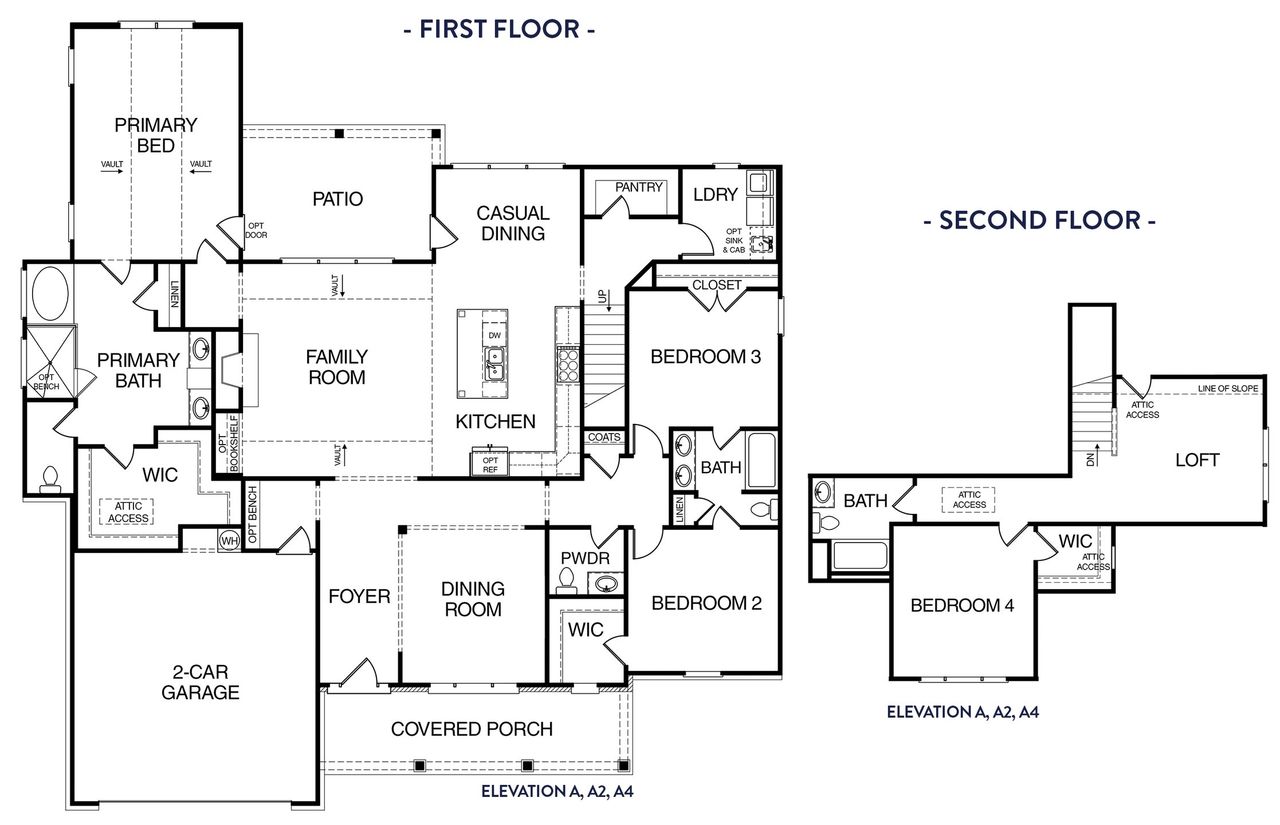 2D floor plan layout of this home in Stonegate, Monroe, GA (Image 2). 2D floor plan layout of this home in Stonegate, Monroe, GA (Image 2).