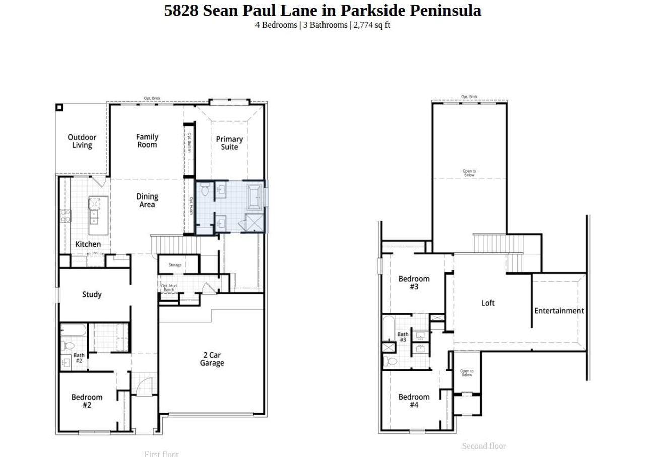 2D floor plan layout of this home in Parkside Peninsula, Georgetown, TX (Image 2). 2D floor plan layout of this home in Parkside Peninsula, Georgetown, TX (Image 2).