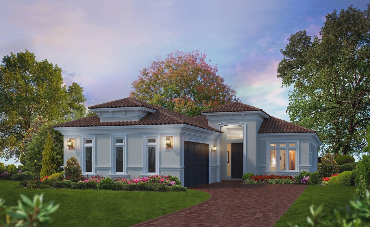 Representative exterior photo of a completed home built from the Nika by ICI Homes in The Conservatory at Hammock Beach, Palm Coast, FL (Image 2).