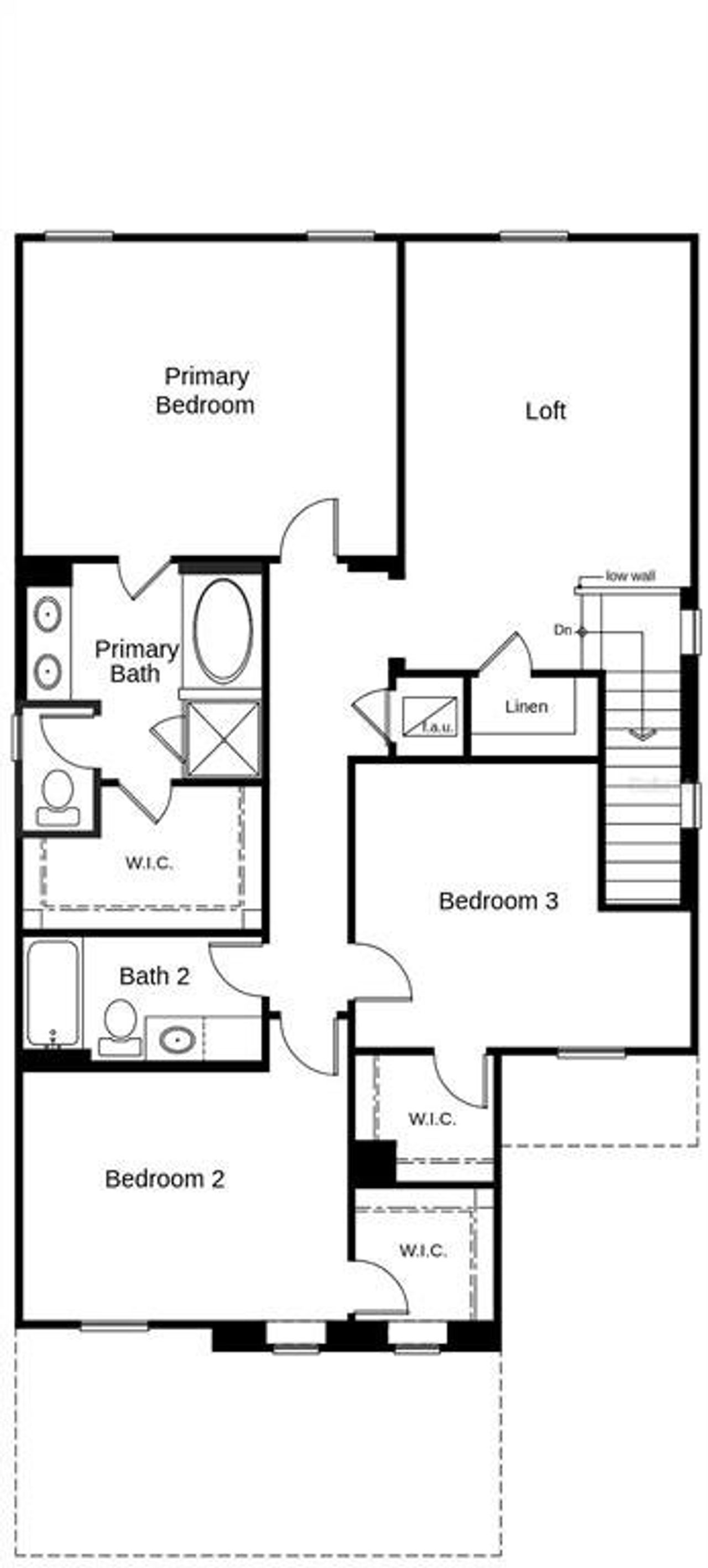 2D floor plan layout of this home in Silver Lake Estates I, Leesburg, FL (Image 2).