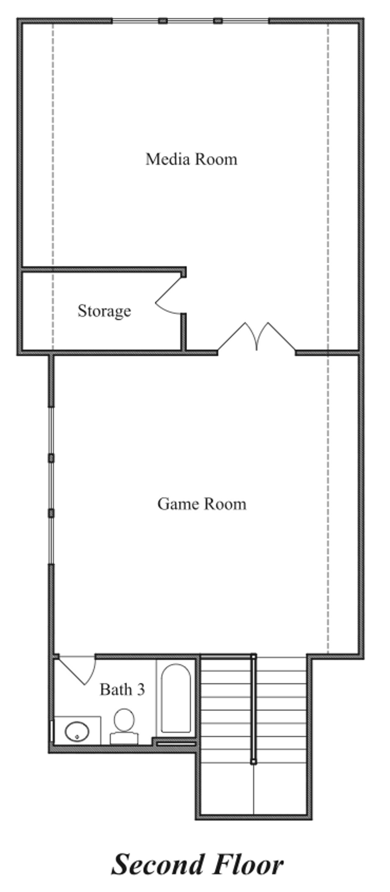 2D floor plan layout for the 3218 by Texas Homes in The Enclave at Potranco Oaks, Castroville, TX (Image 2).