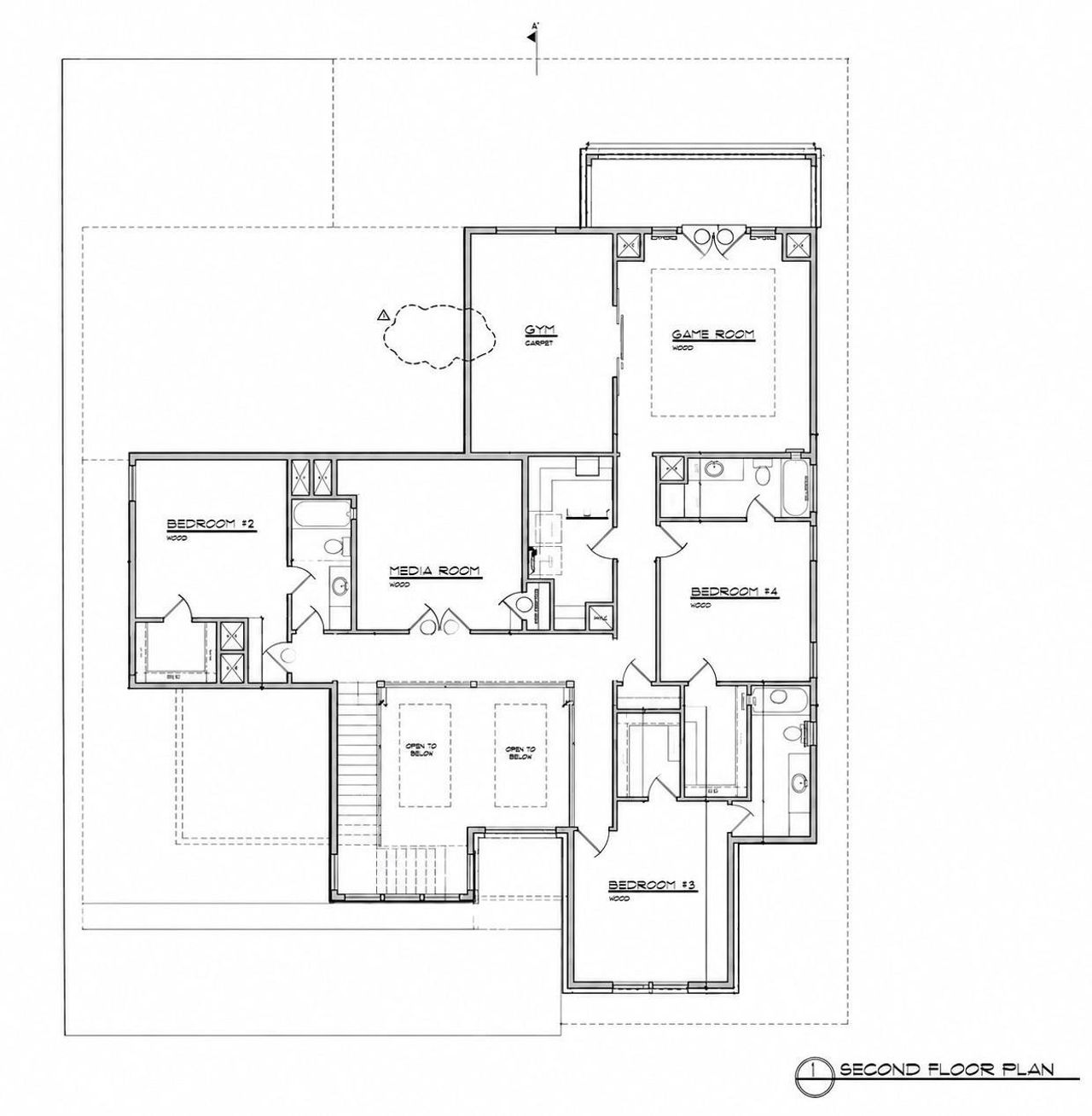 2D floor plan layout of this home in , Houston, TX (Image 2).