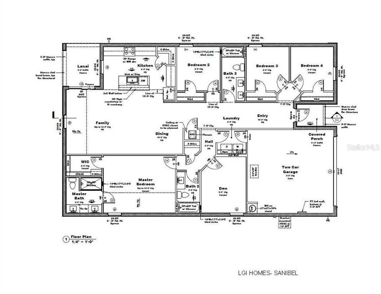 2D floor plan layout of this home in , North Port, FL (Image 2).