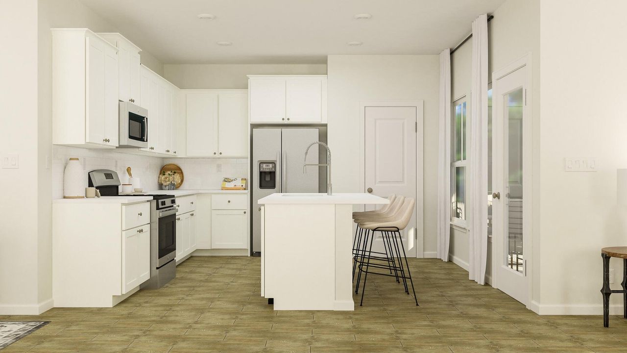Furnished interior view inside a new home in Horizons at Summers Corner | 55+, Summerville (Image 2). Furnished interior view inside a new home in Horizons at Summers Corner | 55+, Summerville (Image 2).