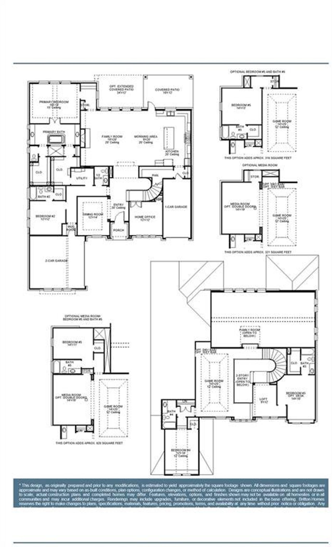 2D floor plan layout of this home in Walsh 70', Fort Worth, TX (Image 2).