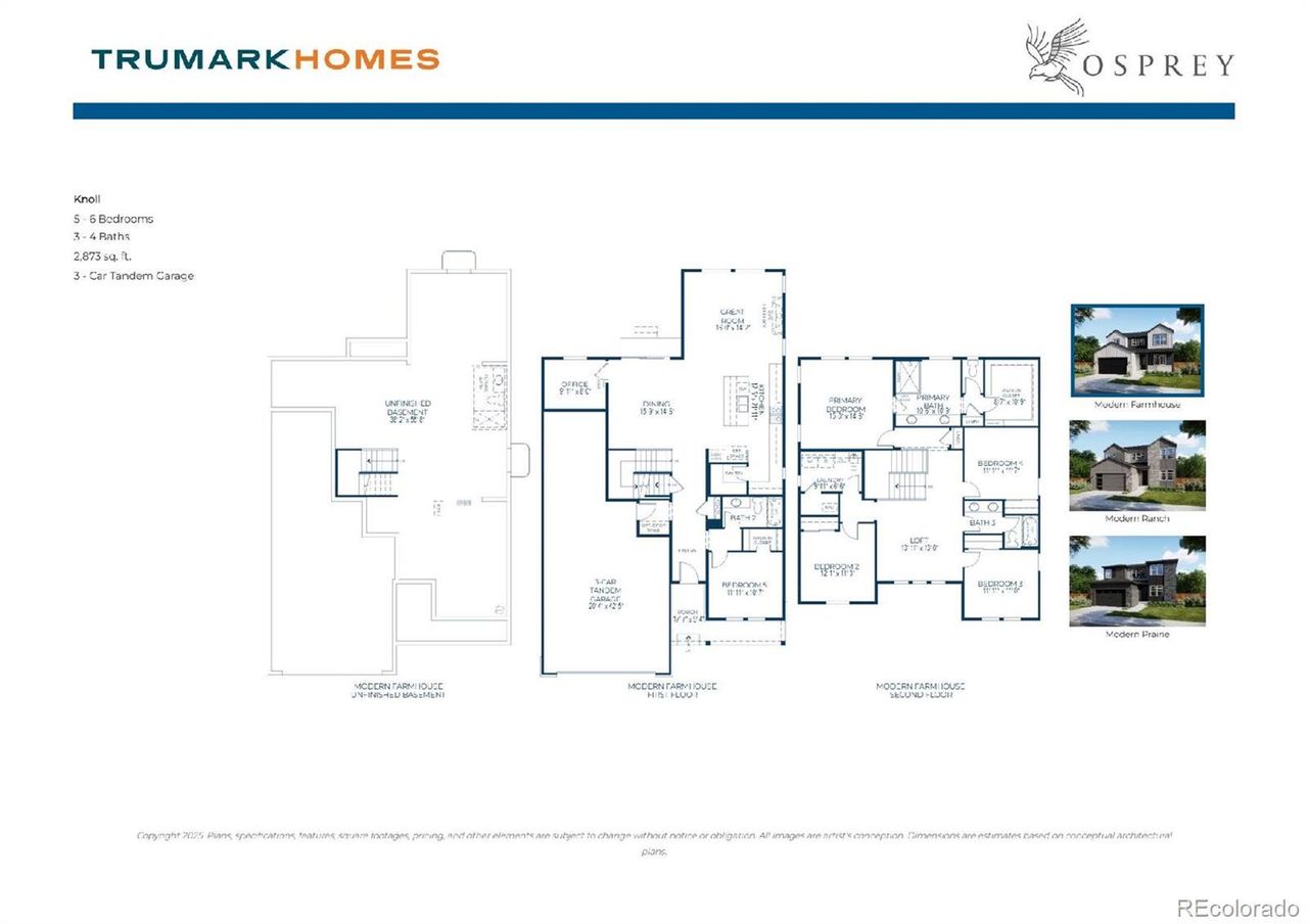 2D floor plan layout of this home in , Parker, CO (Image 2). 2D floor plan layout of this home in , Parker, CO (Image 2).