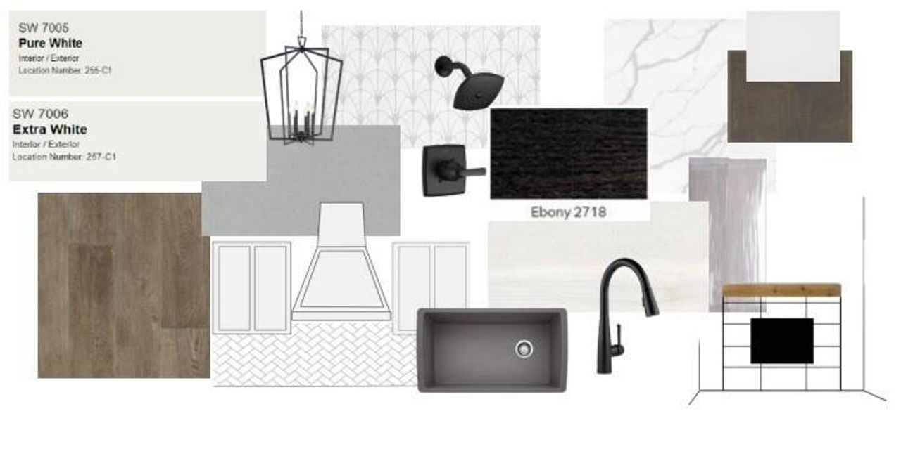 Sample of building materials used in homes in Sweetgrass, Haslet (Image 2). Sample of building materials used in homes in Sweetgrass, Haslet (Image 2).