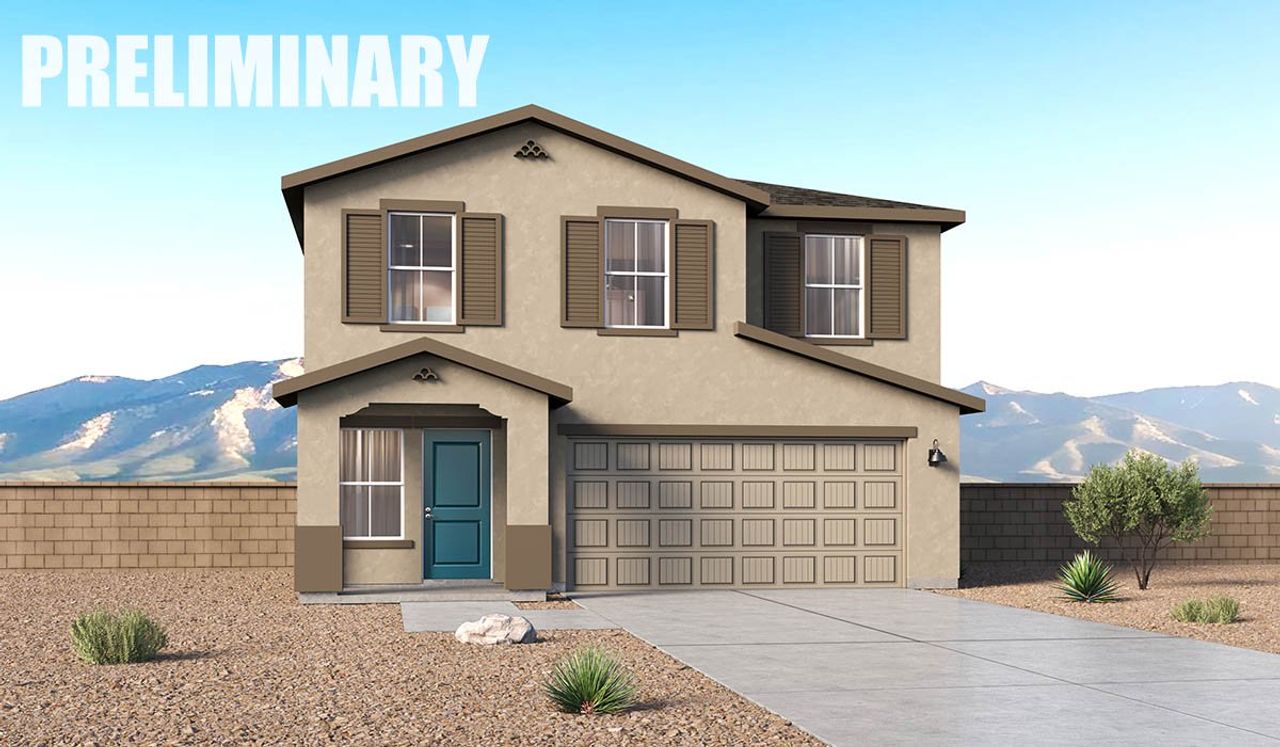 Image 2 representing the Kleindale - Plan C30K by D.R. Horton in Blackhawk, Tucson, AZ.