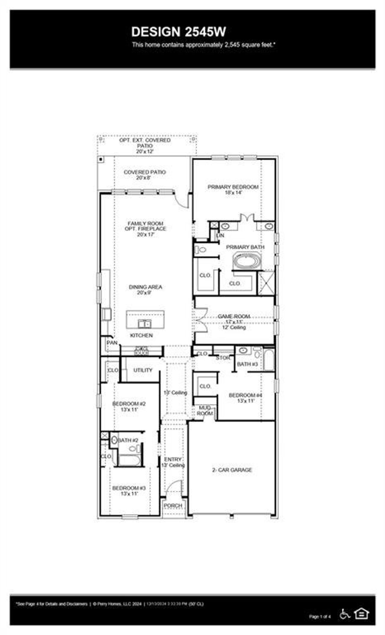 2D floor plan layout of this home in , Celina, TX (Image 2).