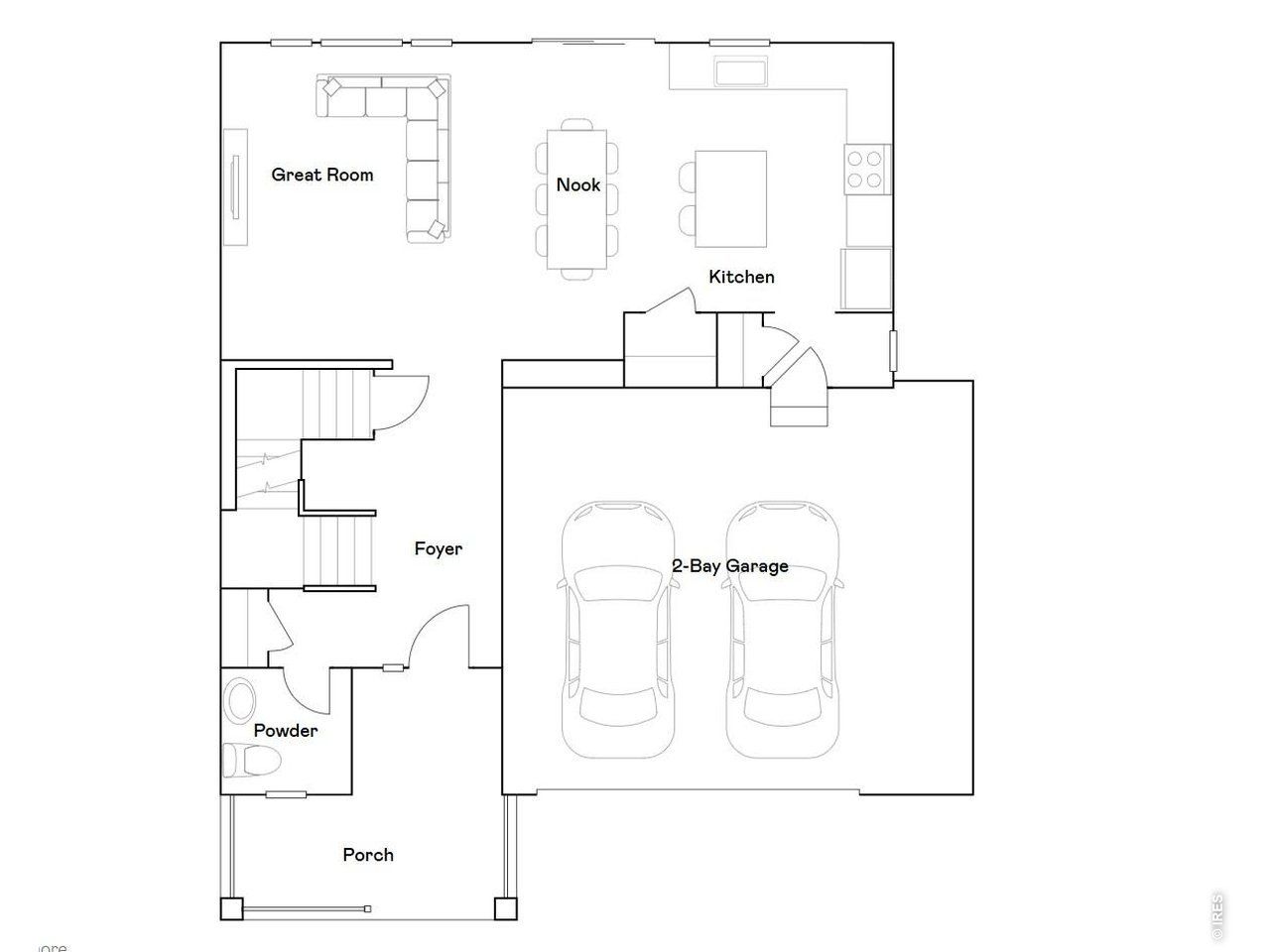 2D floor plan layout of this home in Timber Lark, Fort Collins, CO (Image 2). 2D floor plan layout of this home in Timber Lark, Fort Collins, CO (Image 2).