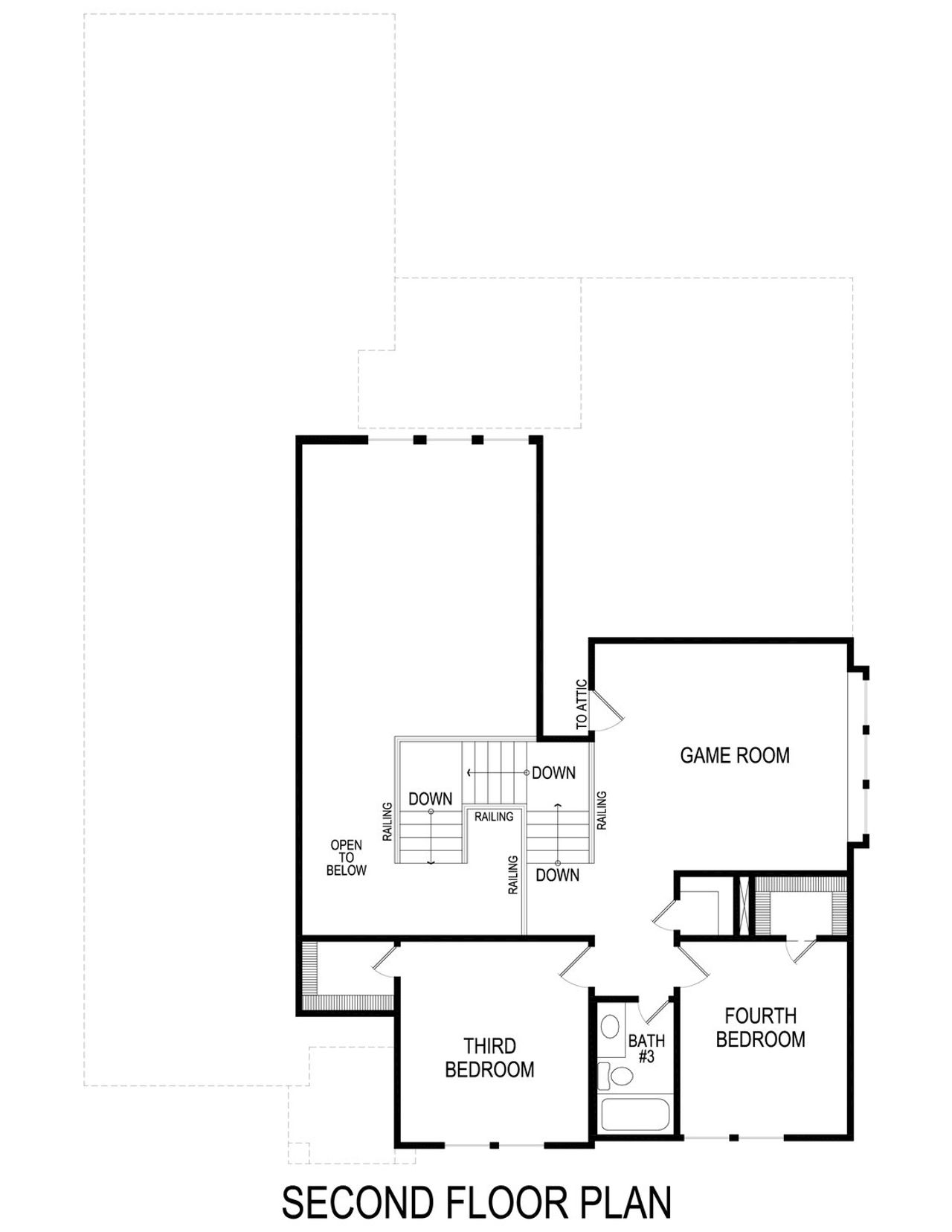 2D floor plan layout of this home in Summit Parks, DeSoto, TX (Image 2).