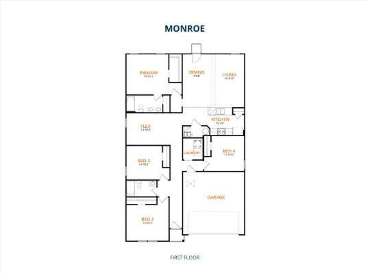 Monroe Floor Plan Monroe Floor Plan