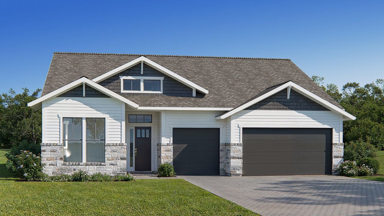 Representative exterior photo of a completed home built from the 2795J by Perry Homes in Hyland Trail, Green Cove Springs, FL (Image 2).