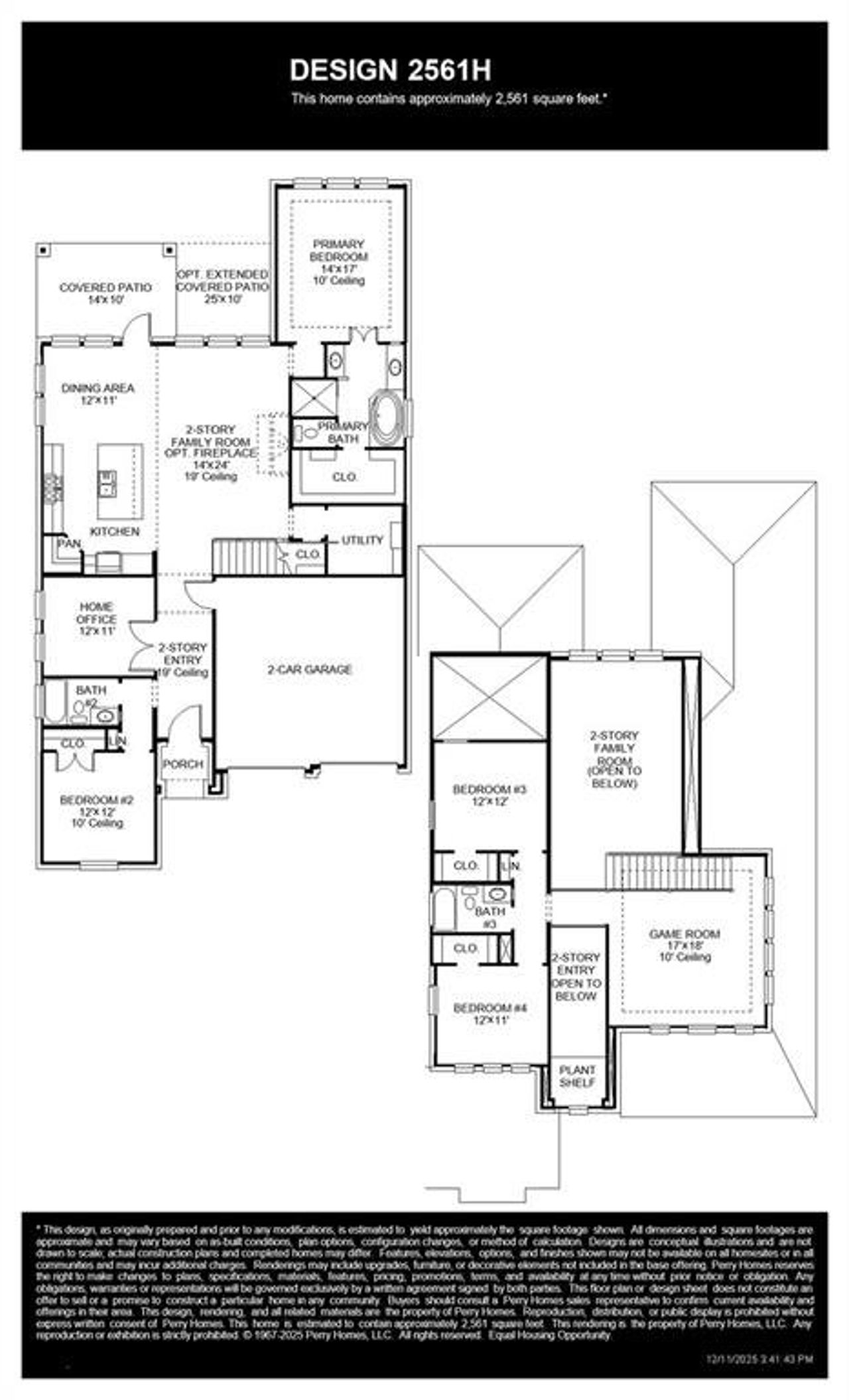2D floor plan layout of this home in Lakewood Village, Lakewood Village, TX (Image 2).