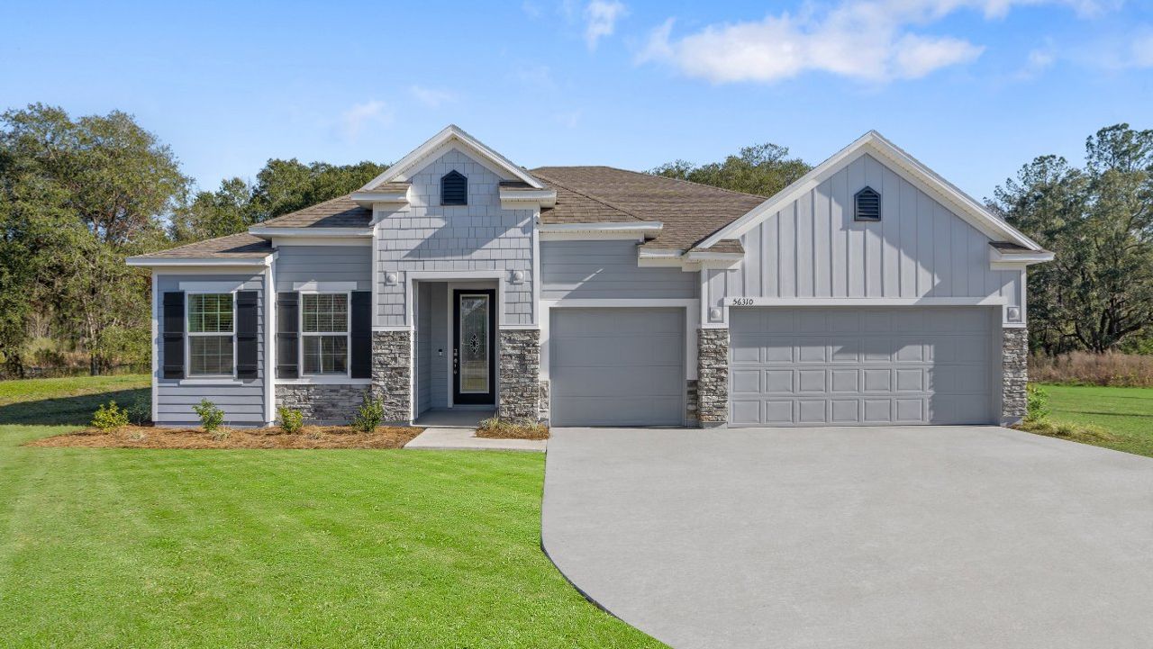 Representative exterior photo of a completed home built from the Maple by Maronda Homes in Winding River, St. Marys, GA (Image 2).