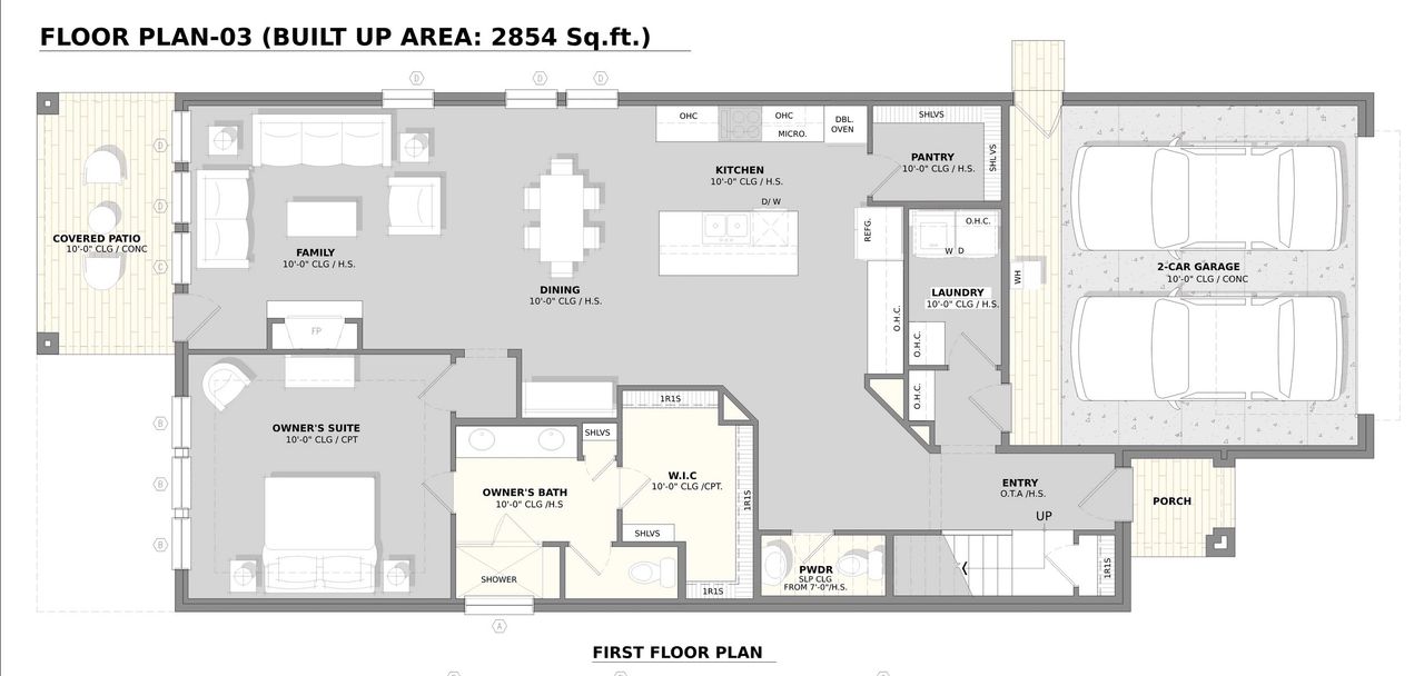 2D floor plan layout for the 3 – The Nicholas by Monarch Homes in Royal Court, Frisco, TX (Image 2). 2D floor plan layout for the 3 – The Nicholas by Monarch Homes in Royal Court, Frisco, TX (Image 2).