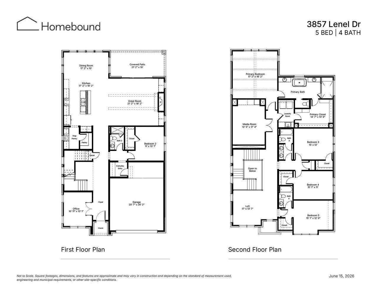 2D floor plan layout of this home in , Dallas, TX (Image 2).