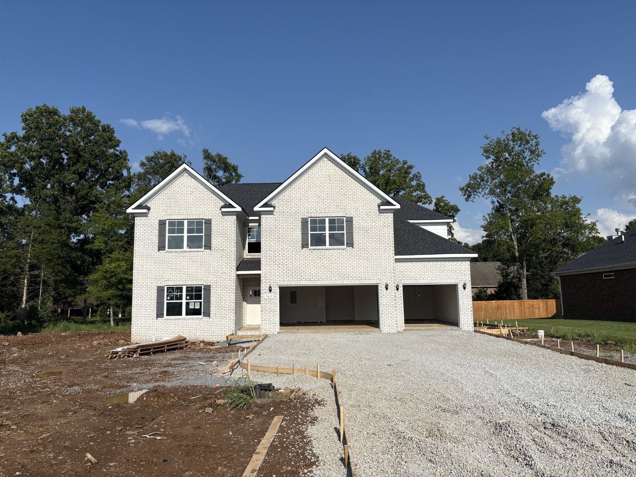 In-progress construction of a new home in Rookers Bend, Smyrna, TN (Image 2).