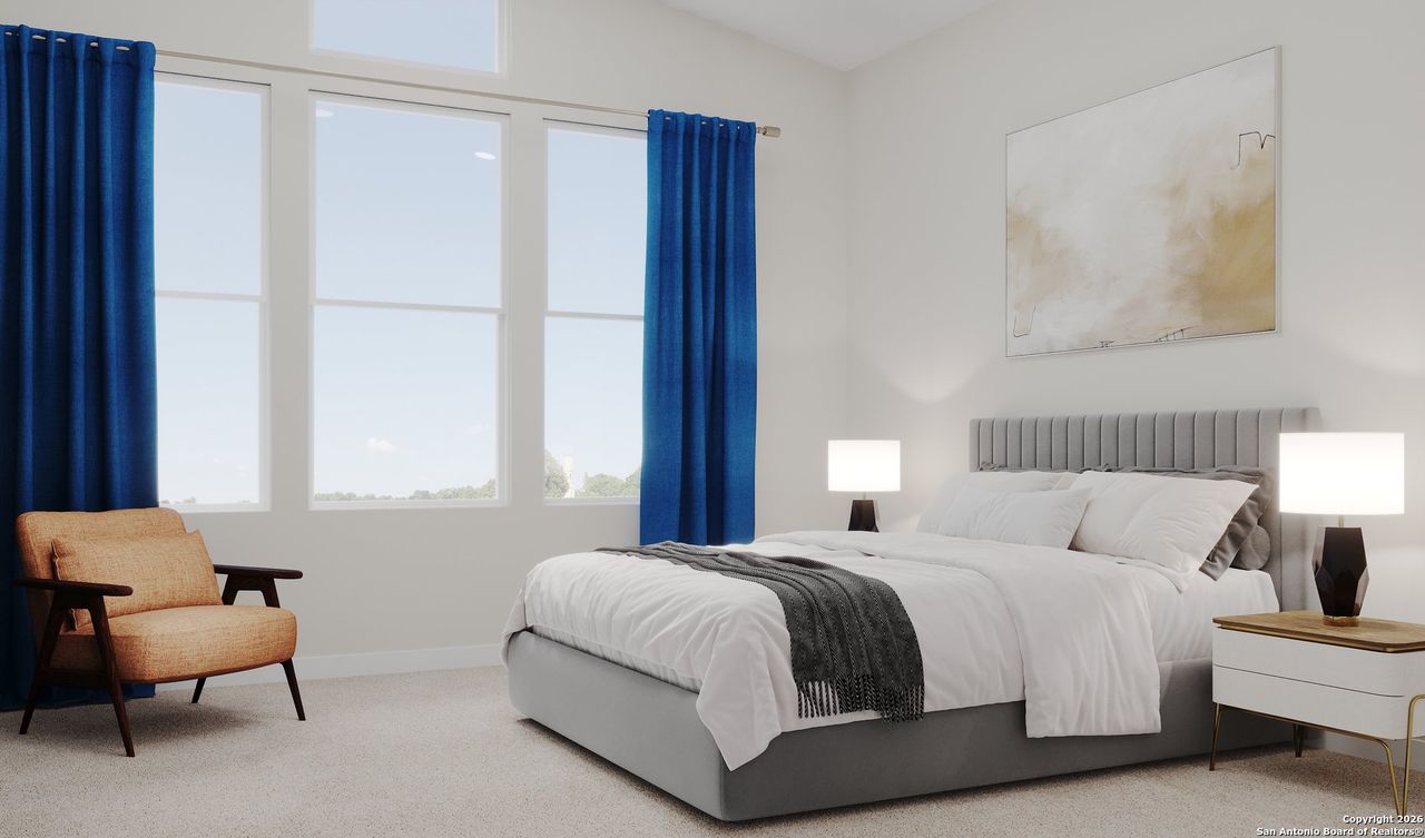 Furnished interior view inside a new home in Venado Crossing, Cibolo (Image 2).