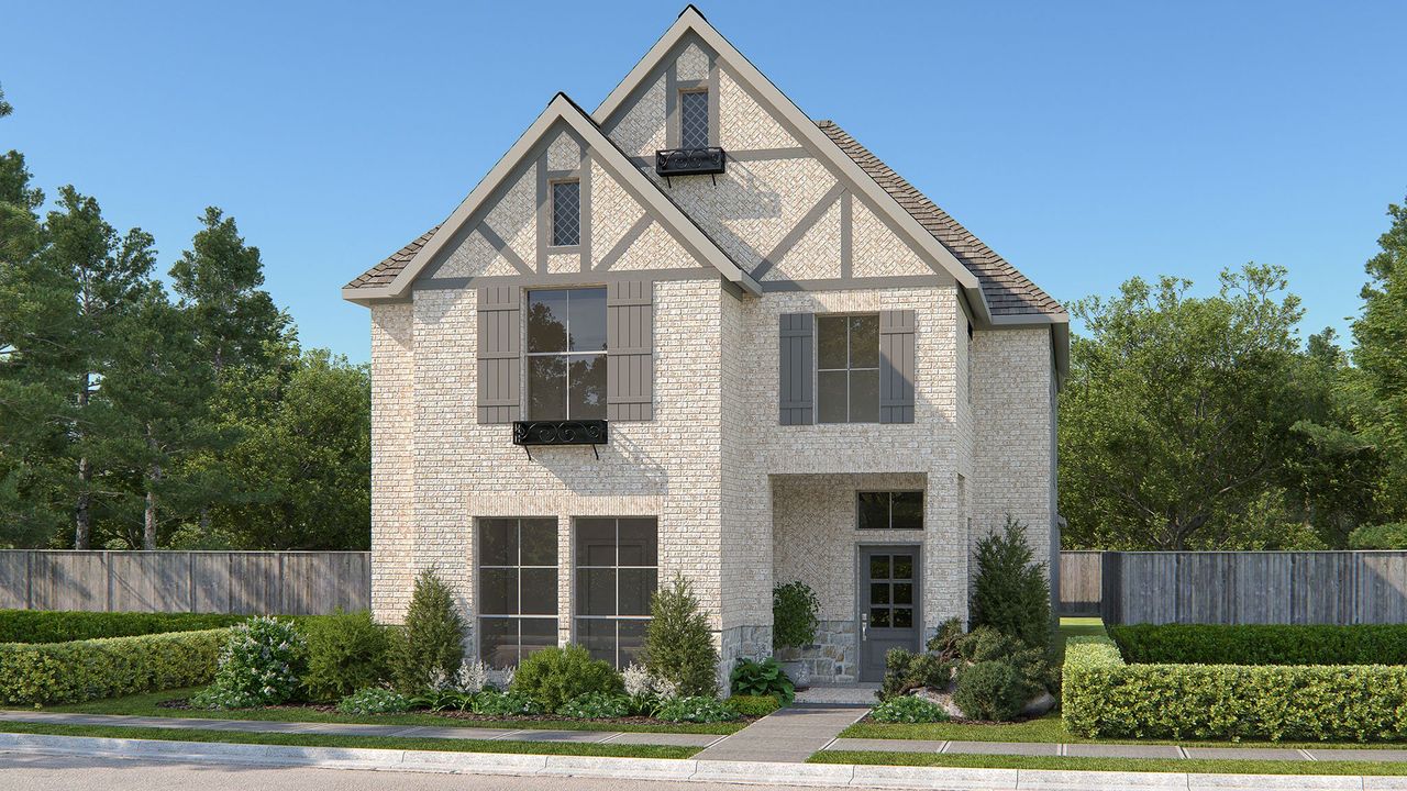 Representative exterior photo of a completed home built from the 2903T by Perry Homes in The Parks At Wilson Creek 40', Celina, TX (Image 2).