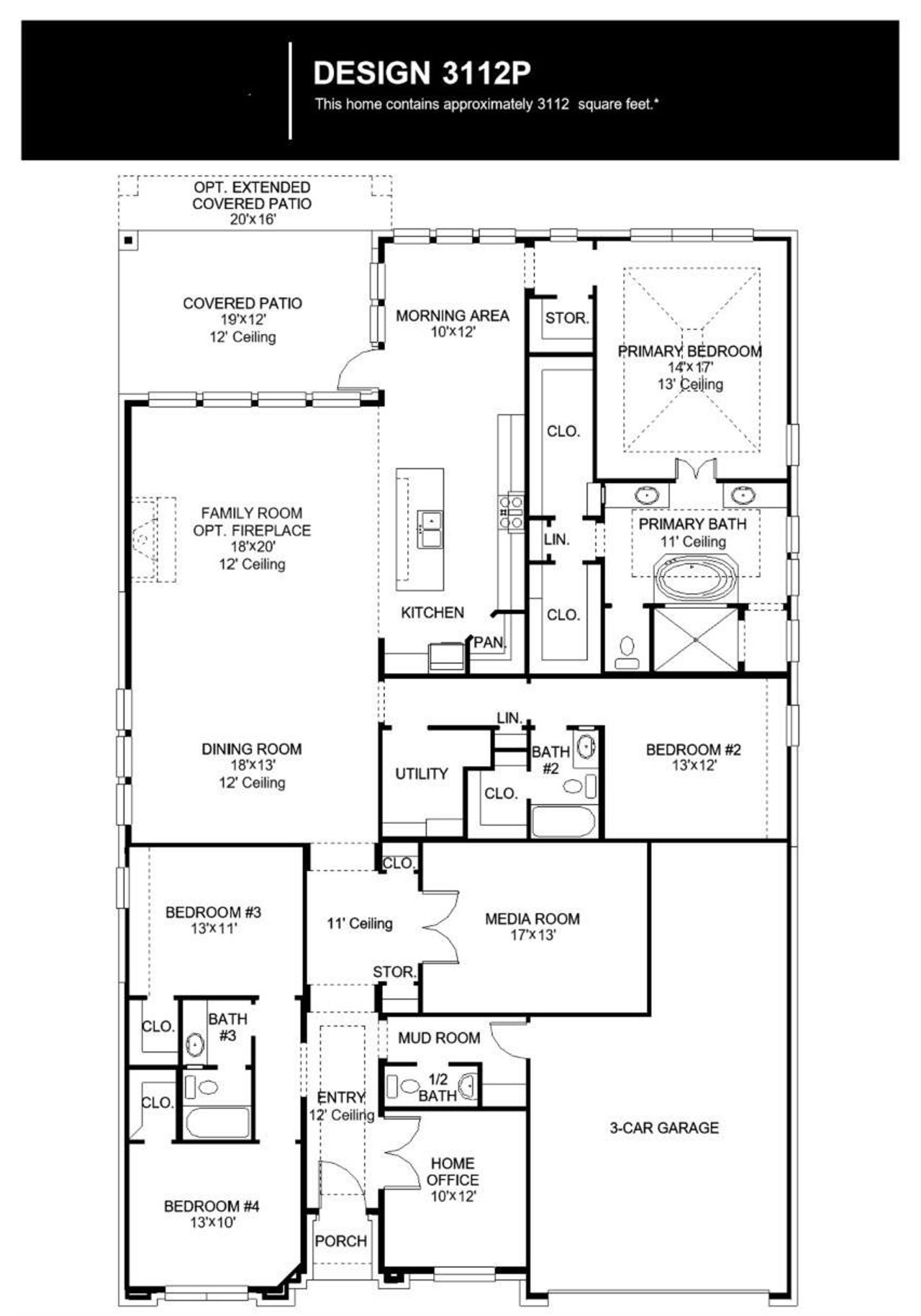 2D floor plan layout of this home in Audubon, Magnolia, TX (Image 2). 2D floor plan layout of this home in Audubon, Magnolia, TX (Image 2).