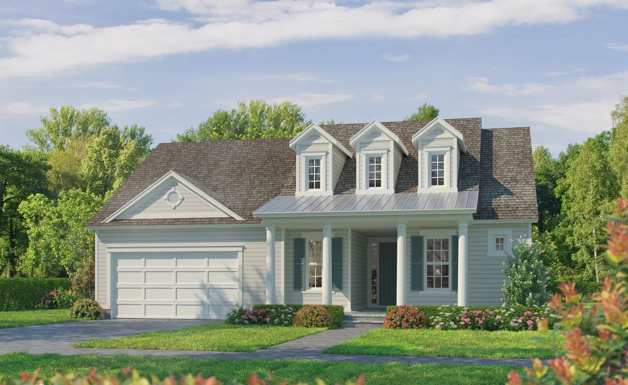 Representative exterior photo of a completed home built from the Davenport by ICI Homes in EverRange, Jacksonville, FL (Image 2).