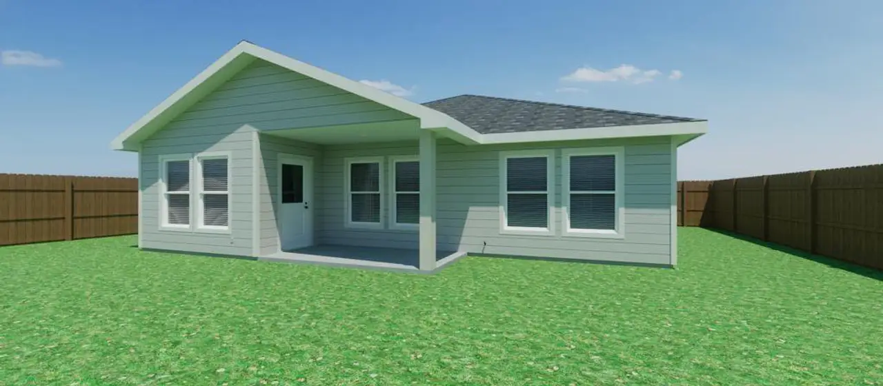 Exterior details and patio area of a home in , Palacios (Image 2).