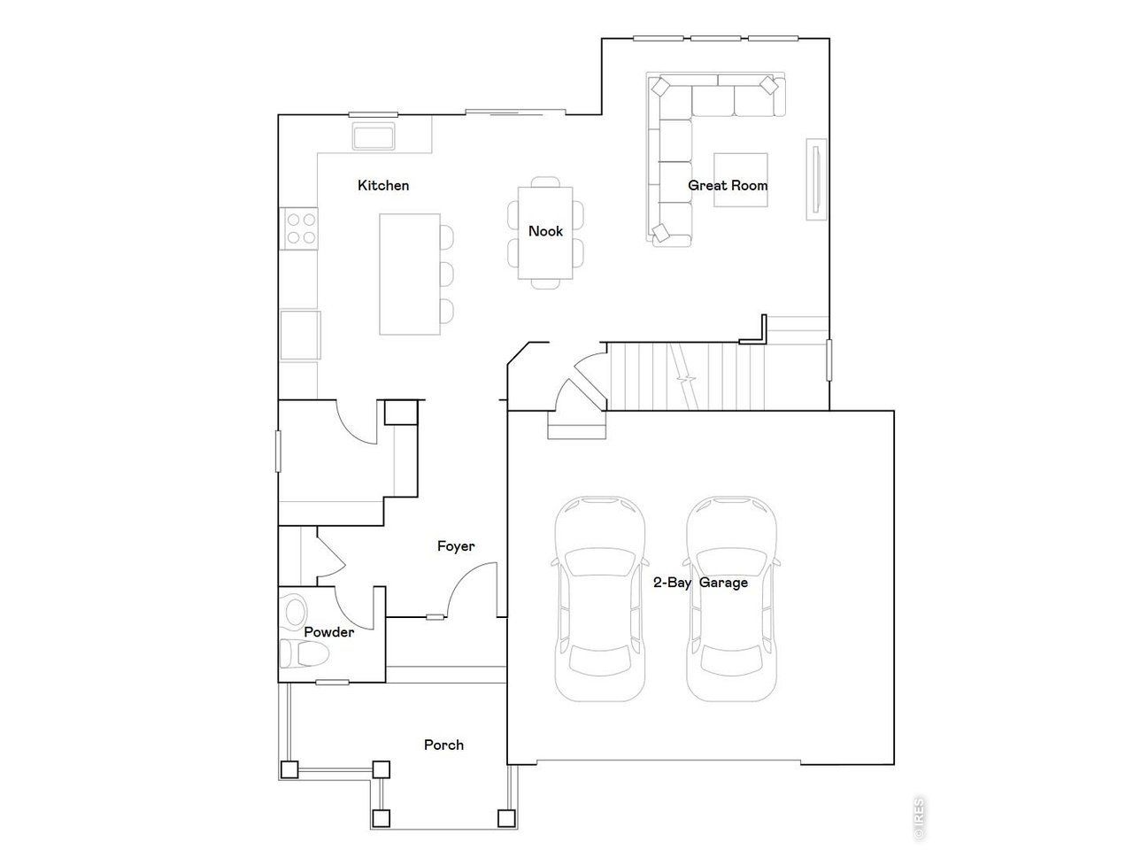 2D floor plan layout of this home in Timber Lark, Fort Collins, CO (Image 2). 2D floor plan layout of this home in Timber Lark, Fort Collins, CO (Image 2).