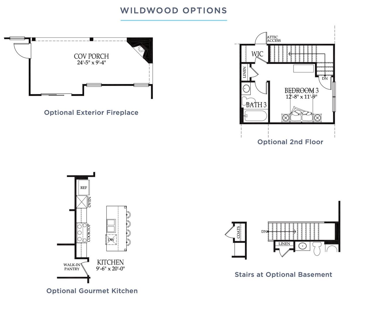 Image 2 representing the Wildwood by Southwyck Homes in Cooks Farm, Woodstock, GA.