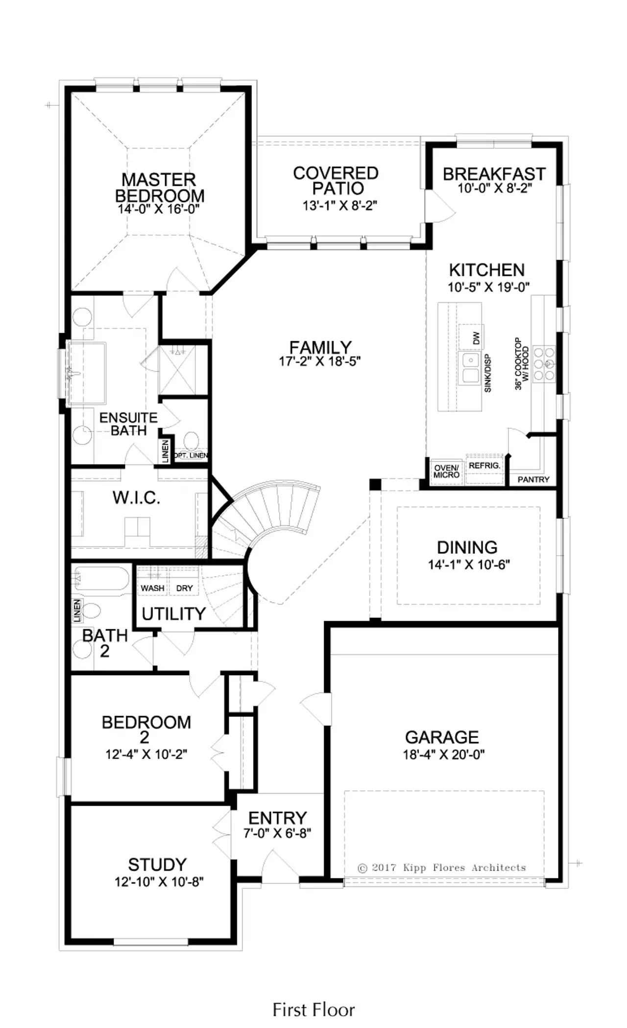 2D floor plan layout of this home in Lexington Frisco, Frisco, TX (Image 2).