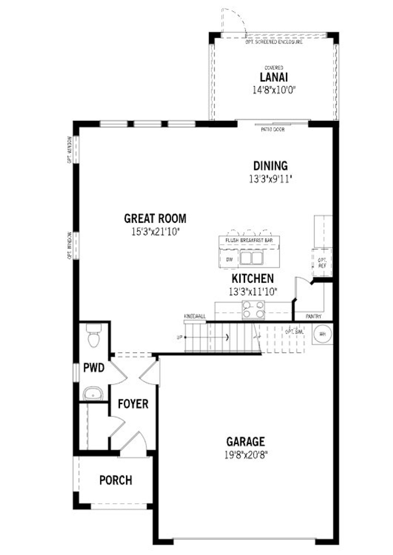 Image 2 representing the Blue Spring by Mattamy Homes in Pendleton at Chapel Crossings, Wesley Chapel, FL.