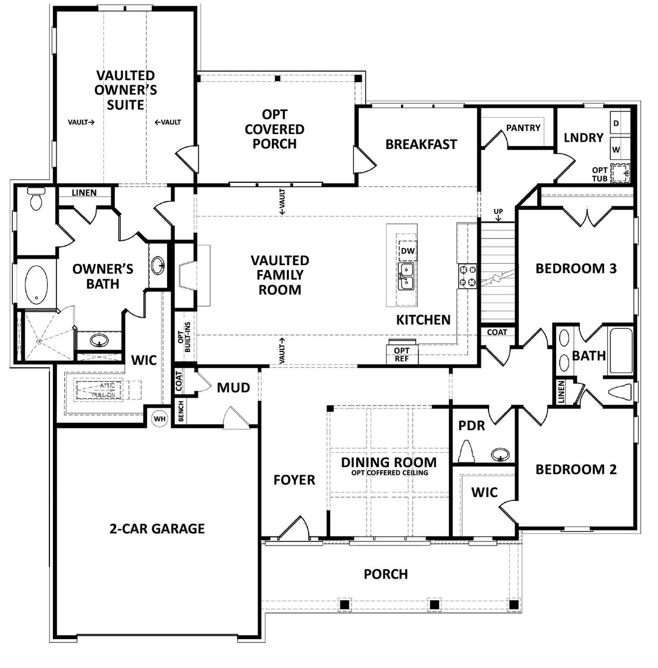 2D floor plan layout of this home in Spring Creek, Monroe, GA (Image 2). 2D floor plan layout of this home in Spring Creek, Monroe, GA (Image 2).