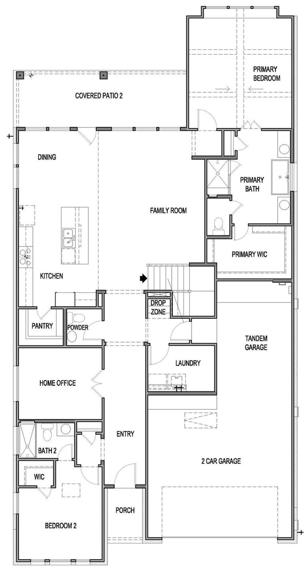 2D floor plan layout of this home in University Heights, Round Rock, TX (Image 2). 2D floor plan layout of this home in University Heights, Round Rock, TX (Image 2).