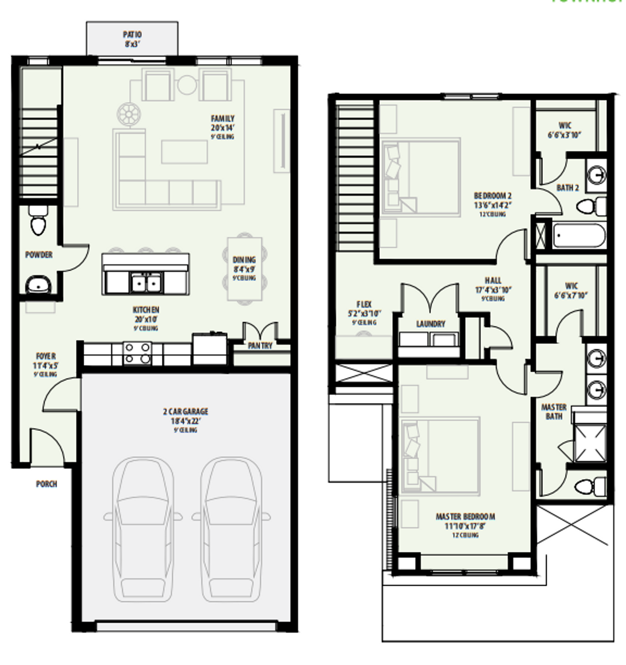 2D floor plan layout for the Yellowstone by Grenadier Homes in Woodbridge, Wylie, TX (Image 2). 2D floor plan layout for the Yellowstone by Grenadier Homes in Woodbridge, Wylie, TX (Image 2).