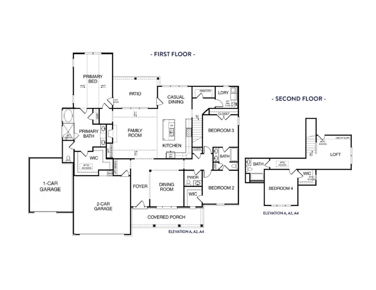 2D floor plan layout of this home in Stonegate, Monroe, GA (Image 2). 2D floor plan layout of this home in Stonegate, Monroe, GA (Image 2).