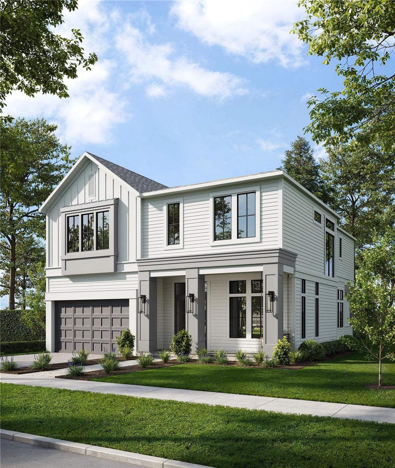 Front exterior of a new home in , Houston, TX, highlighting curb appeal (Image 2).