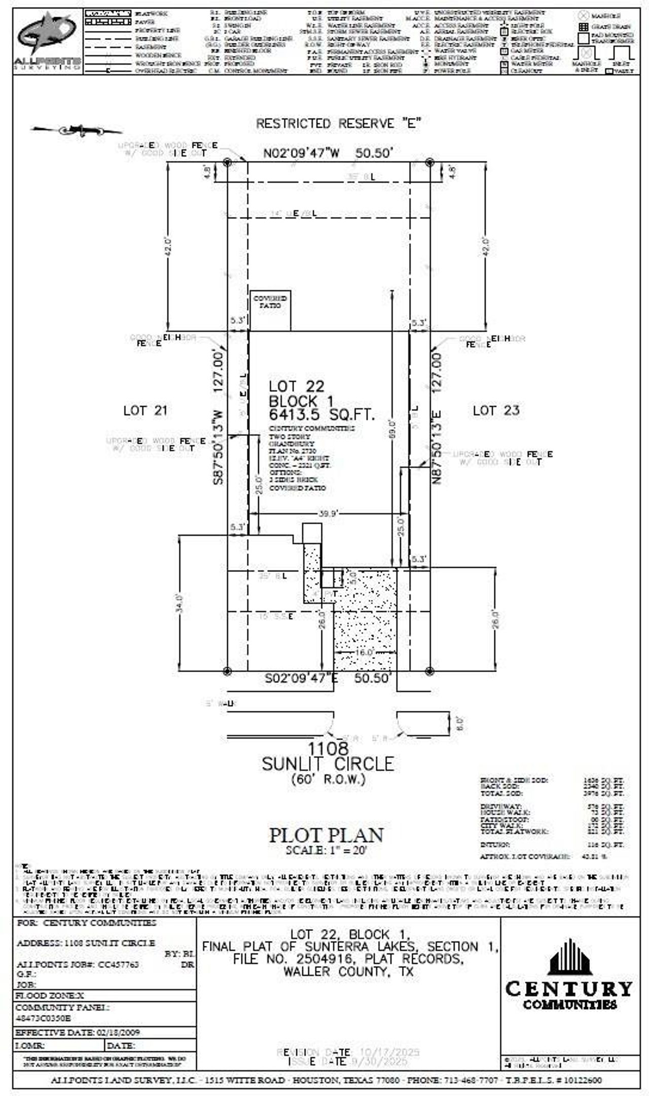 2D floor plan layout of this home in Sunterra Lakes, Brookshire, TX (Image 2).