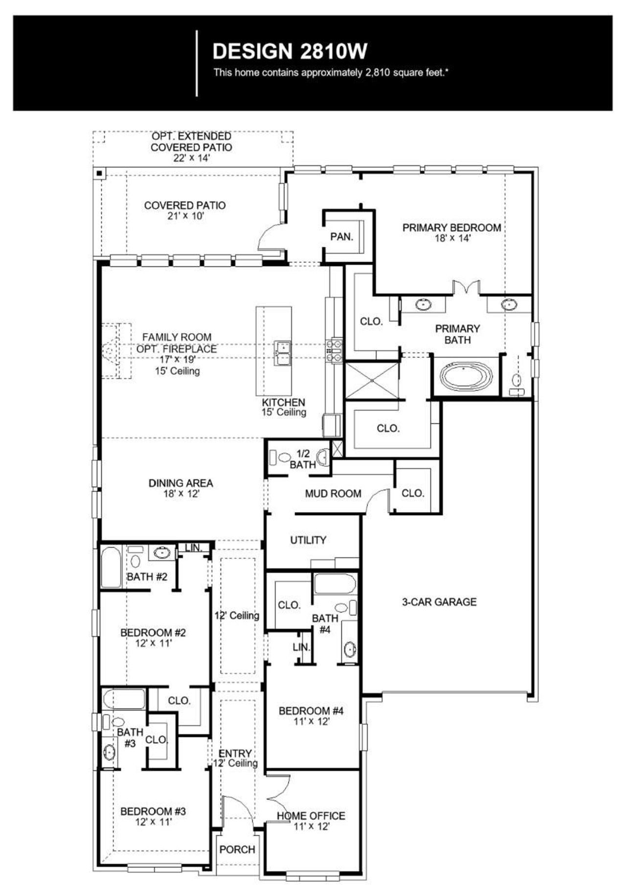 2D floor plan layout of this home in The Colony, Bastrop, TX (Image 2). 2D floor plan layout of this home in The Colony, Bastrop, TX (Image 2).
