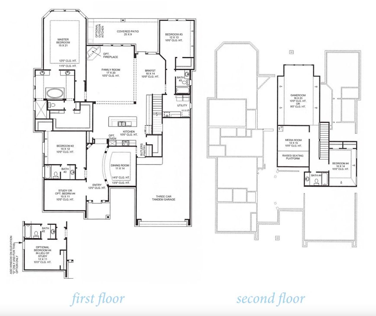 2D floor plan layout for the Cornell II 4025 by J. Patrick Homes in Jordan Ranch 70' Lots, Fulshear, TX (Image 2). 2D floor plan layout for the Cornell II 4025 by J. Patrick Homes in Jordan Ranch 70' Lots, Fulshear, TX (Image 2).