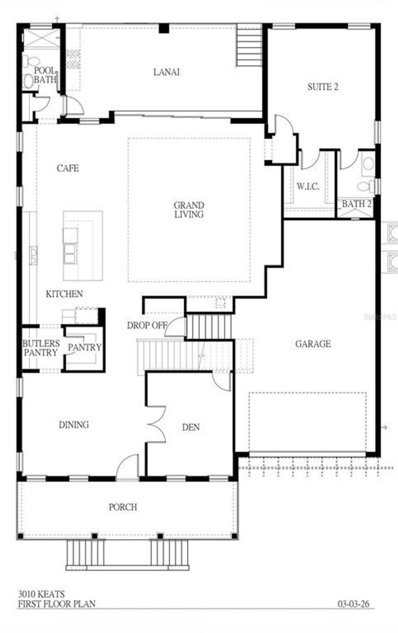 2D floor plan layout of this home in , Tampa, FL (Image 2).