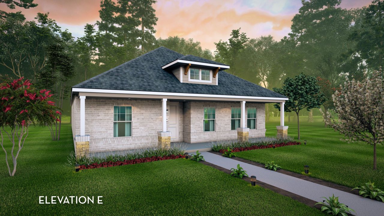 Representative exterior photo of a completed home built from the Lockhart by CastleRock Communities in Solterra, Mesquite, TX (Image 2). Representative exterior photo of a completed home built from the Lockhart by CastleRock Communities in Solterra, Mesquite, TX (Image 2).