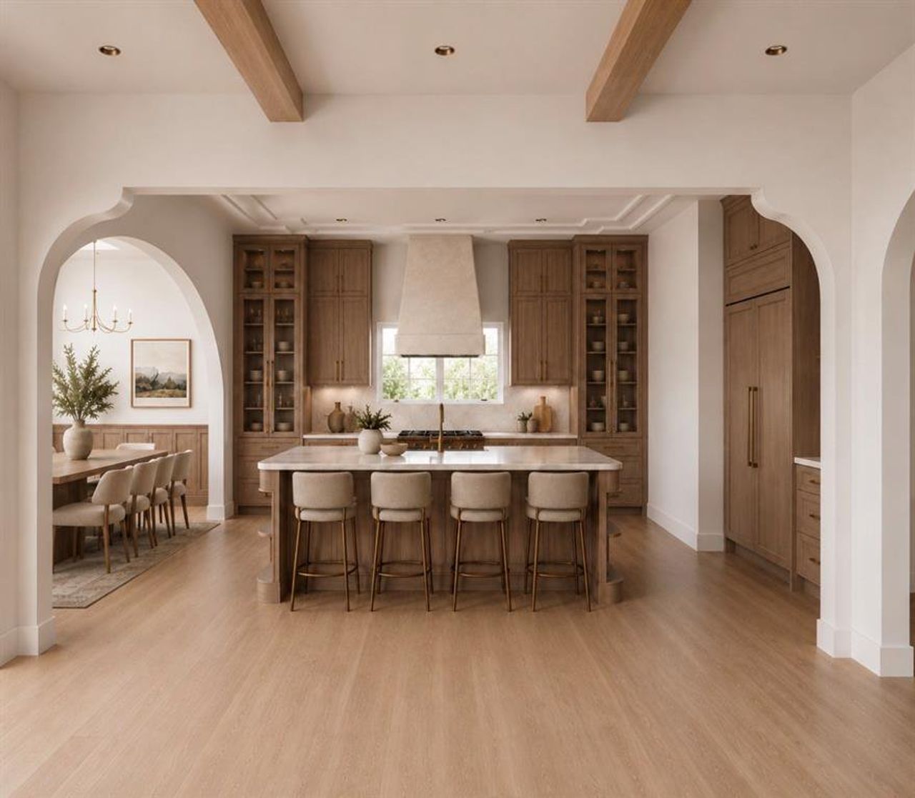 Furnished interior view inside a new home in , Dallas (Image 2).