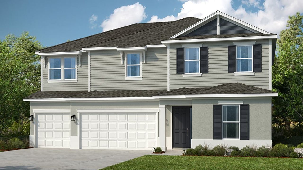 Representative exterior photo of a completed home built from the Carmel by Taylor Morrison in Coasterra Community Group Page, Palmetto, FL (Image 2). Representative exterior photo of a completed home built from the Carmel by Taylor Morrison in Coasterra Community Group Page, Palmetto, FL (Image 2).