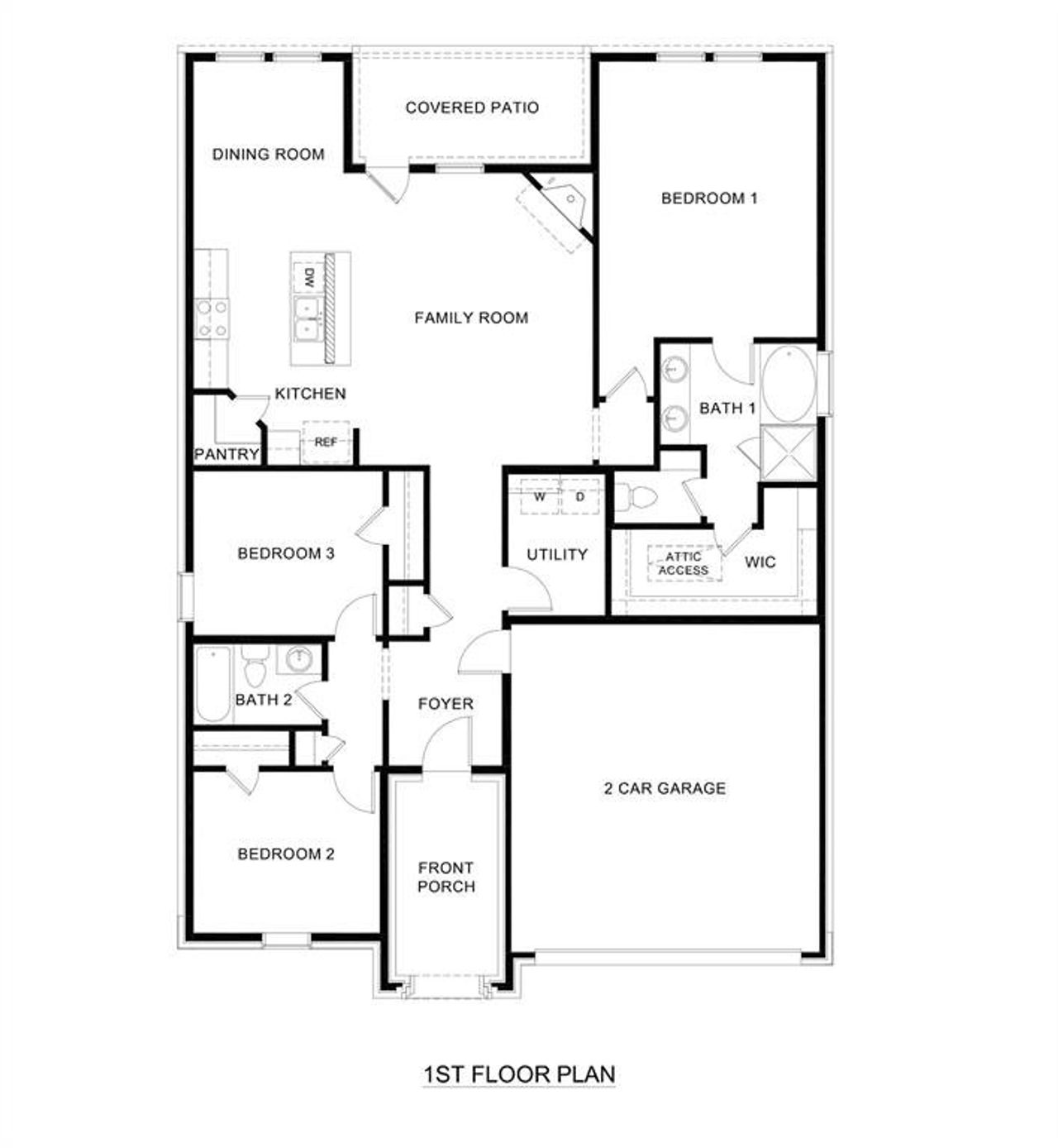 2D floor plan layout of this home in The Woods at Lindsey Place, Anna, TX (Image 2). 2D floor plan layout of this home in The Woods at Lindsey Place, Anna, TX (Image 2).