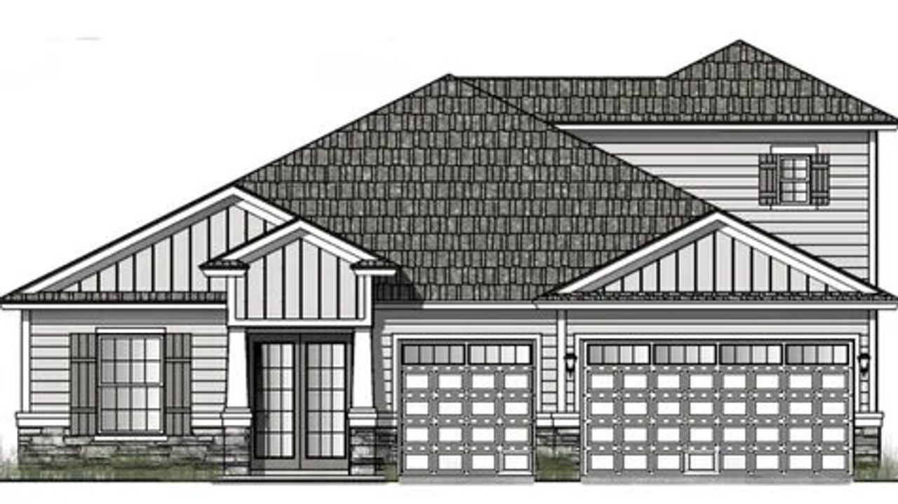Representative rendering of the exterior for the 2899 by Ashley Homes, LLC (Image 2).